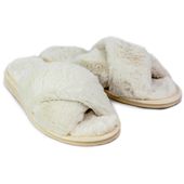 Damskie klapki domowe HEYO 234 krzyżaki 36