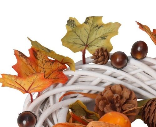 SZTUCZNE DYNIE DYNIA DEKORACJE JESIENNE DUŻY ZESTAW LIŚCIE ŻOŁĘDZIE na Arena.pl