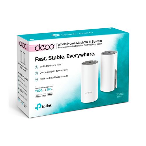 TP-LINK DECO E4 Domowy system Wi-Fi Mesh AC1200 2-PACK na Arena.pl