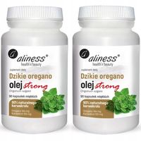 2x Aliness Olej z DZIKIEGO OREGANO Strong 90% NATURALNY KARWAKROL Odporność