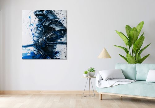 Obraz 90x100cm Samuraj w Błękicie na Arena.pl