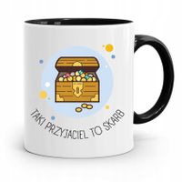 Kubek Czarny Dla Przyjaciela Niby Nie Ma Ideałów Z Nadrukiem Ze Zdjęciem