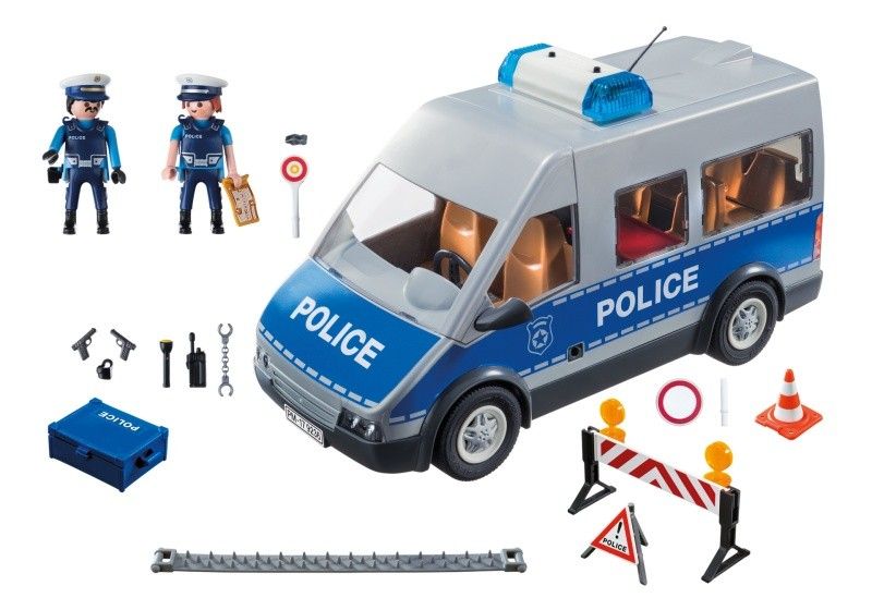 Playmobil Samochód policyjny z blokadą drogową 9236 • Arena.pl