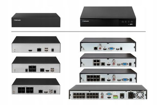 REJESTRATOR DO MONITORINGU SIECIOWY NVR IP 9 KANAŁOWY 4XPOE 8MPx 4K HDMI na Arena.pl