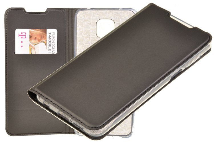 Etui Skin Book do Xiaomi Redmi Note 9S czarny zdjęcie 1