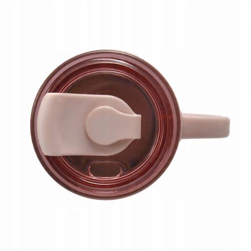 Kubek Termiczny ze Słomką Casno Booker 450 ml Różowy na Arena.pl