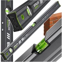 2X Poziomnica Magnetyczna 80cm Antracyt Poziomica Stalco Vseries S010265533