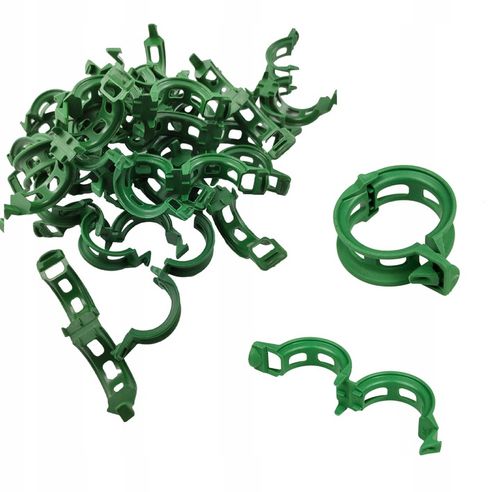 Zapinki klipsy do łodyg pomidorów uchwyt spinacz fasoli pędów 100 na Arena.pl