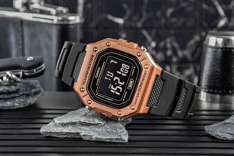 zegarek męski casio w-218hm-5bvdf + box zdjęcie 6