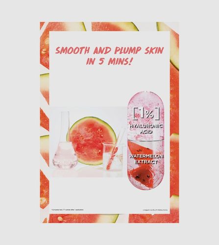 Garnier Skin Active Maska Do Twarzy, 1% Kwasu Hialuronowego I Arbuz na Arena.pl