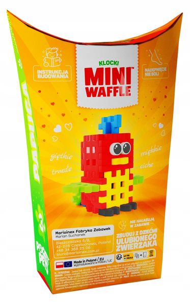 Marioinex Mini Waffle POCKET PETS - zestaw PAPUGA zdjęcie 8
