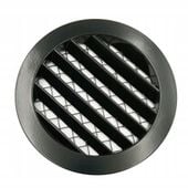 KRATKA ŚCIENNA ALUMINIOWA Z SIATKĄ CZARNY MAT 200MM 02-634 AIR ROXY