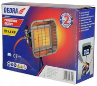 Promiennik Gazowy 4-6kW Uchwyt na Butlę Piecyk Grzejnik na Gaz Słoneczko