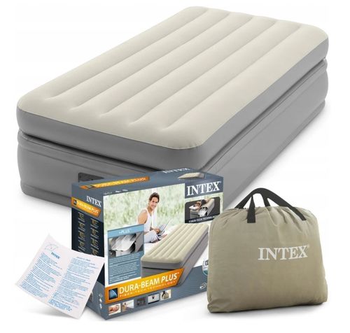 Materac dmuchany Air Bed Prime Comfort Twin 99x191x51 cm Intex 64162 na Arena.pl