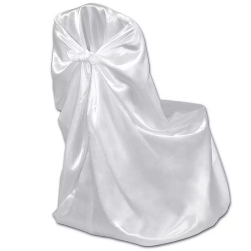 Pokrowce na krzesła weselne 6 szt. białe na Arena.pl
