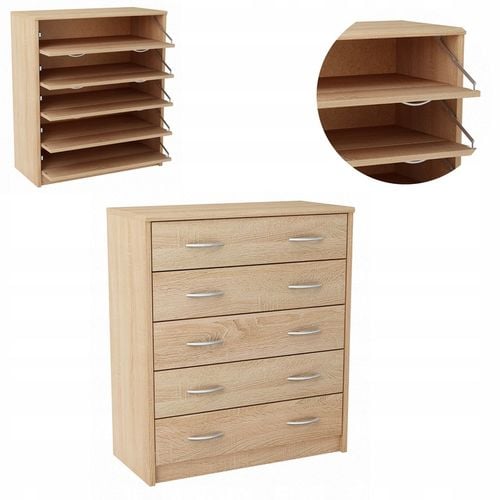 Szafka na buty 5S SONOMA regał na obuwie duża pojemna garderoba na Arena.pl