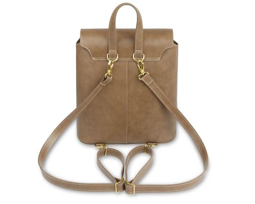 Jasny brąz plecak damski Dominica - Giovani Jasny brąz Złoty na Arena.pl