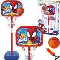 Zestaw do koszykówki Spidey regulowany kosz + piłka 14 cm SP0880
