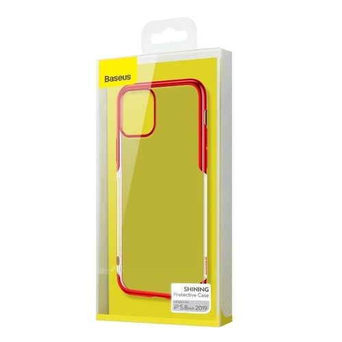 Przezroczyste etui Baseus Shining Case do iPhone 11 Pro 5,8 (czerwone) na Arena.pl