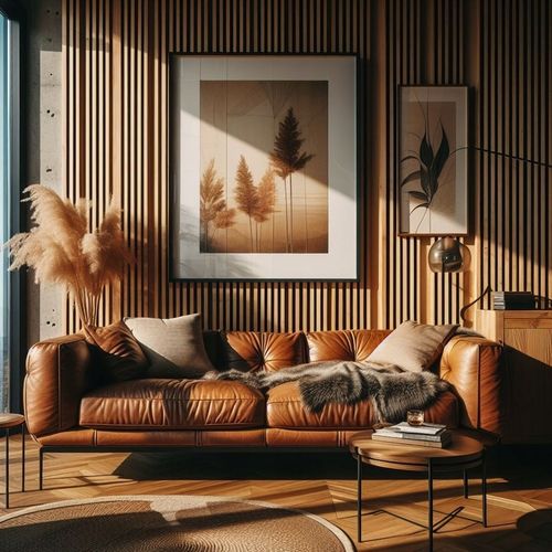 LAMELE NA FILCU 46x275 ŚCIENNE PANELE AKUSTYCZNE DĄB NATURALNY WOTAN INNE na Arena.pl