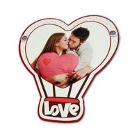 Tabliczka z MDF-u z przyssawkami - serce - do sublimacji