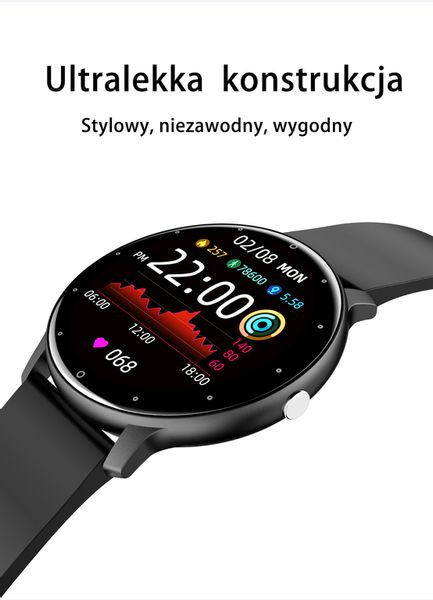 SMARTWATCH UNISEX GRAVITY GT1-6 - PULSOMETR, WŁASNE TARCZE (sg015f) zdjęcie 8