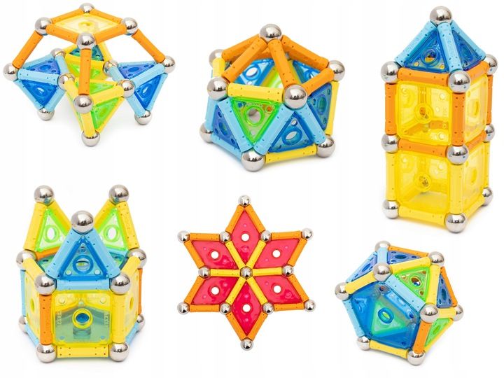 KLOCKI MAGNETYCZNE PANELS 110 MAGNETIC WORLD KLOCKI KONSTRUKCYJNE MAGNES zdjęcie 8