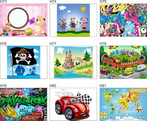 Fototapeta 3D dla dzieci akwarium rybki 350x245 FL na Arena.pl