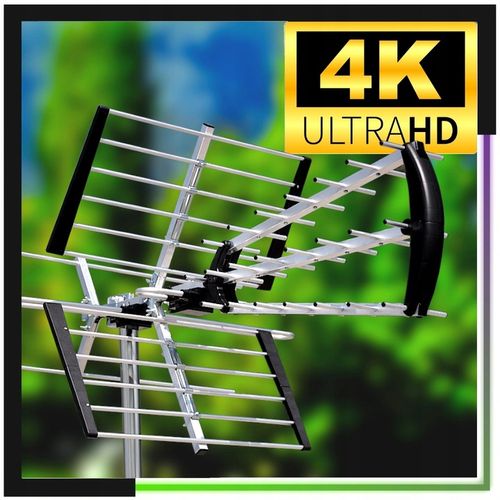 Antena do TV naziemnej DVB-T2 COMBO MUX8 4K LTE aktywna ze na Arena.pl