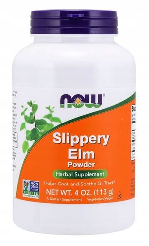 Now Foods Wiąz czerwony (Slippery Elm) w proszku - 113 g na Arena.pl