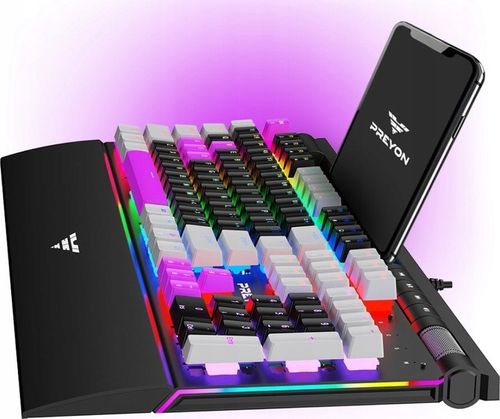 Klawiatura Gamingowa PREYON Long Scratch Outemu Brown Mechaniczna RGB na Arena.pl