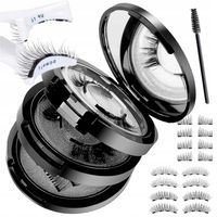 RZĘSY MAGNETYCZNE 8 PARY WIELOKROTNEGO UŻYTKU Z APLIKATOREM 3D