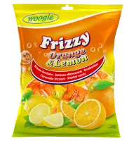 woogie frizzy orange & lemon cukierki musujące 170 g