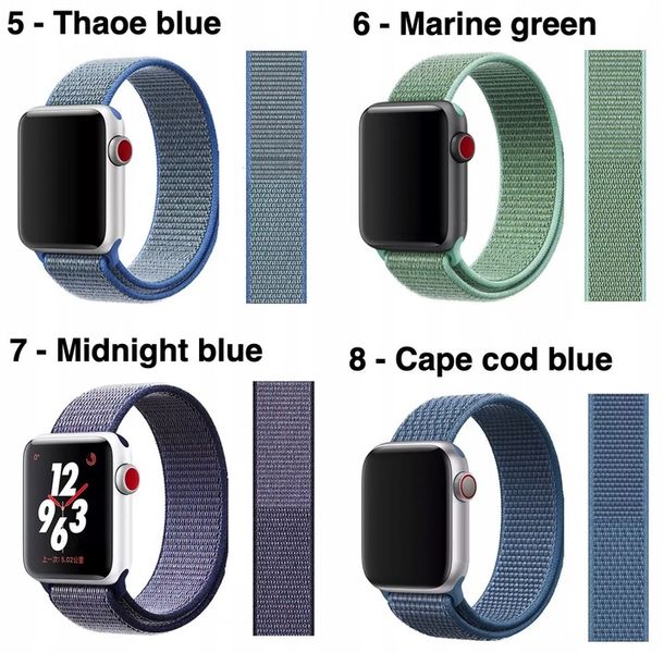 PASEK DO APPLE WATCH 2 3 4 5 6 7 8 9 SE ULTRA 2 38/40/41/42/44/45/49mm Rzep zdjęcie 11