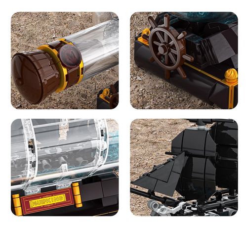 Zestaw Klocków Statek Piracki W Butelce 822El. na Arena.pl