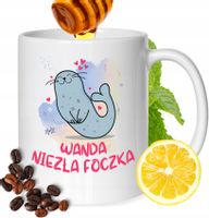 Kubek Dla Wandy Koleżanki Przyjaciółki Żony Prezent Z Nadrukiem Biały 330Ml