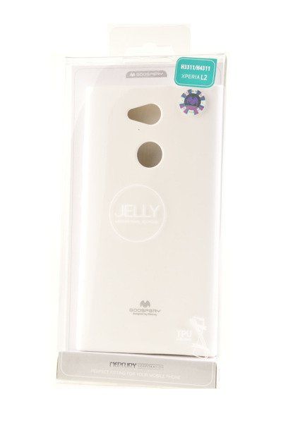 Etui Mercury Goospery Jelly Case do SONY XPERIA L2 biały zdjęcie 1