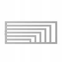 POZIOMY GRZEJNIK LAOS 52x160 SZARY STRUKTURA