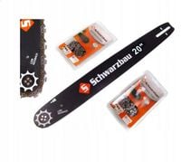 PROWADNICA 20'' +2 ŁAŃCUCHY do piły piła spalinowa