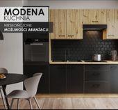 Meble Kuchenne systemowe korpus artrisan /fronty mat czarny