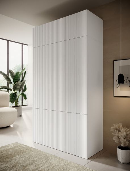 PAFOS szafa 135 biała z nadstawką zdjęcie 1