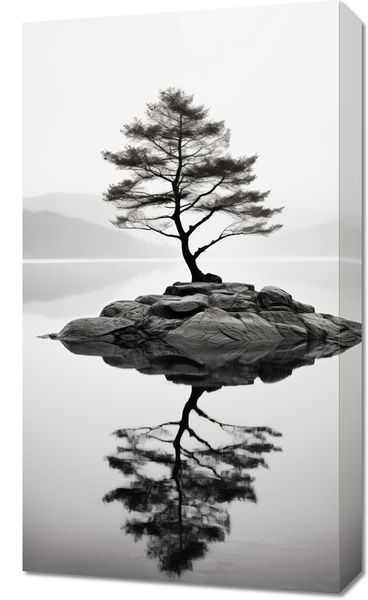 Obraz 40x70cm Samotne Drzewo zdjęcie 1