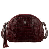 Bordowa torebka Canaletto ze skóry tłoczonej na wzór krokodyla – elegancja i funkcjonalność TD810s150