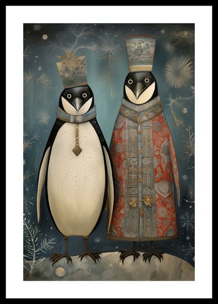 Plakat 30x45cm Królewskie Pingwiny zdjęcie 3