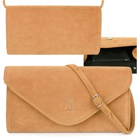 Camelowa Damska Torebka Kopertówka Mała Beltimore W19