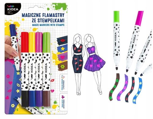 magiczne flamastry ze stempelkami kidea 6790 na Arena.pl