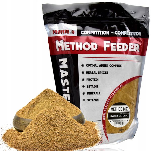 Zanęta Profess METHOD FEEDER Master SWEET NATURAL zdjęcie 1
