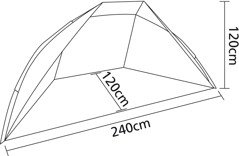 Namiot turystyczny parawan plażowy zdjęcie 2