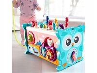 MAGICZNA EDUKACYJNE PUDEŁKO WBIJAK ZEGAR SÓWKA MŁOTEK