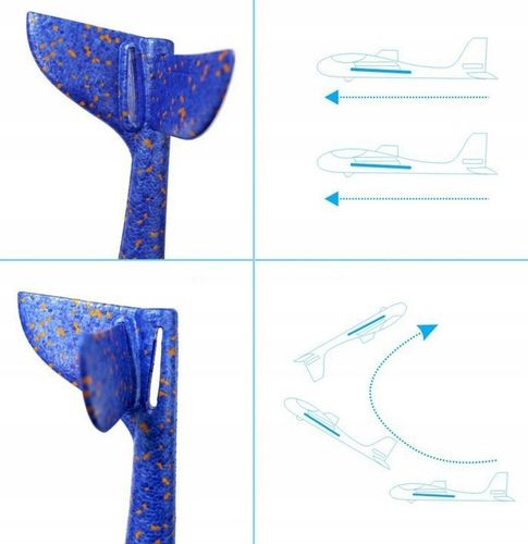 Samolot Szybowiec Styropianowy DUŻY ze Styropianu OPAKOWANIE 5 SZT- KOLORY na Arena.pl